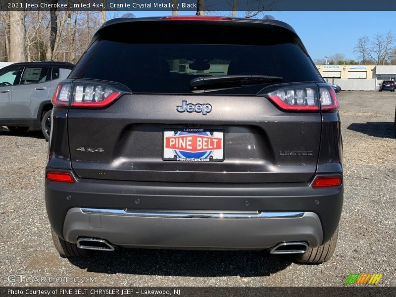 Granite Crystal Metallic / Black 2021 Jeep Cherokee Limited 4x4