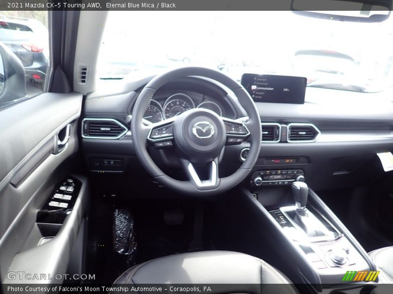 Eternal Blue Mica / Black 2021 Mazda CX-5 Touring AWD