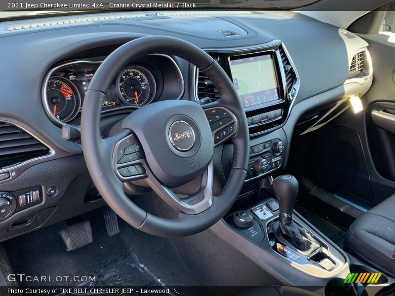 Granite Crystal Metallic / Black 2021 Jeep Cherokee Limited 4x4