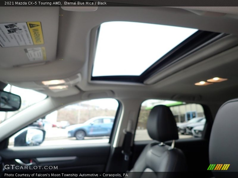 Eternal Blue Mica / Black 2021 Mazda CX-5 Touring AWD