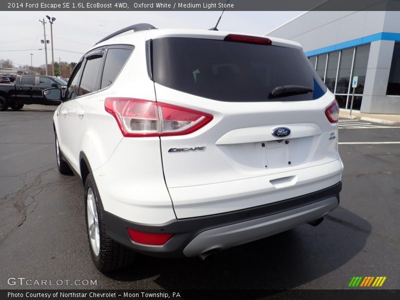 Oxford White / Medium Light Stone 2014 Ford Escape SE 1.6L EcoBoost 4WD