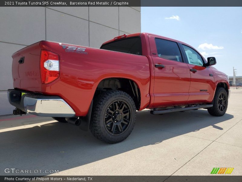 Barcelona Red Metallic / Graphite 2021 Toyota Tundra SR5 CrewMax