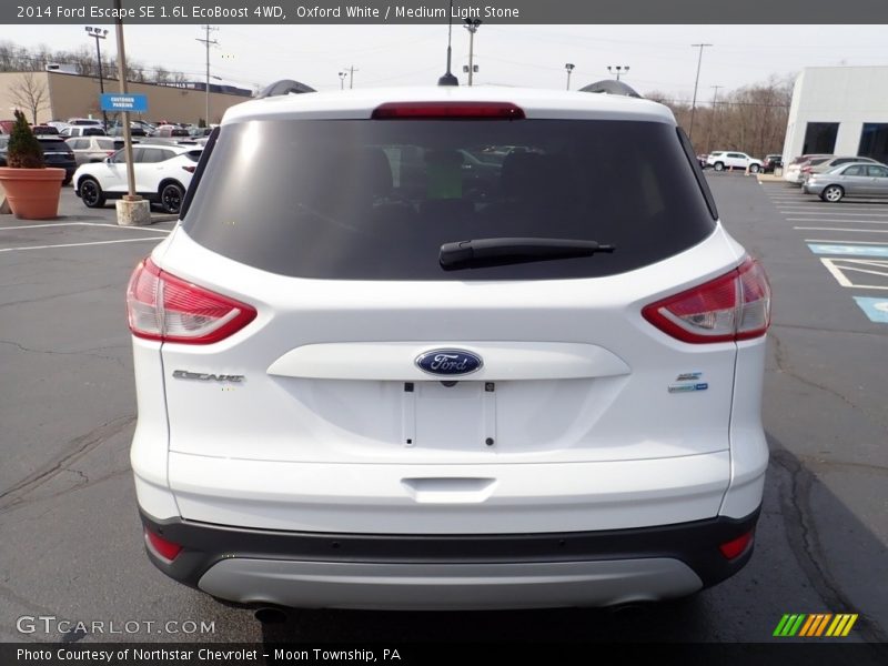 Oxford White / Medium Light Stone 2014 Ford Escape SE 1.6L EcoBoost 4WD
