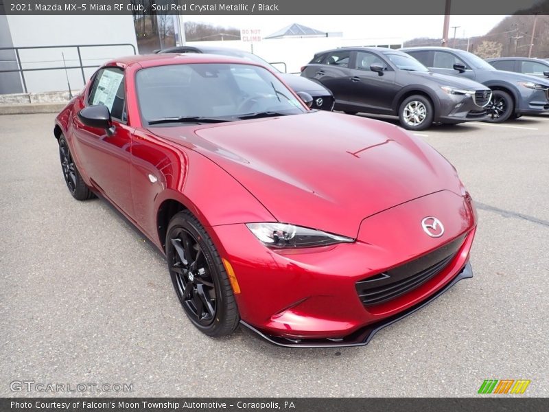 Soul Red Crystal Metallic / Black 2021 Mazda MX-5 Miata RF Club