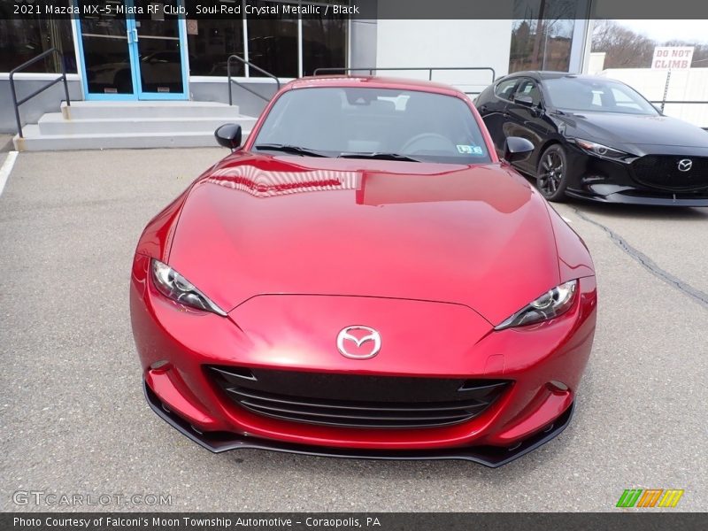 Soul Red Crystal Metallic / Black 2021 Mazda MX-5 Miata RF Club