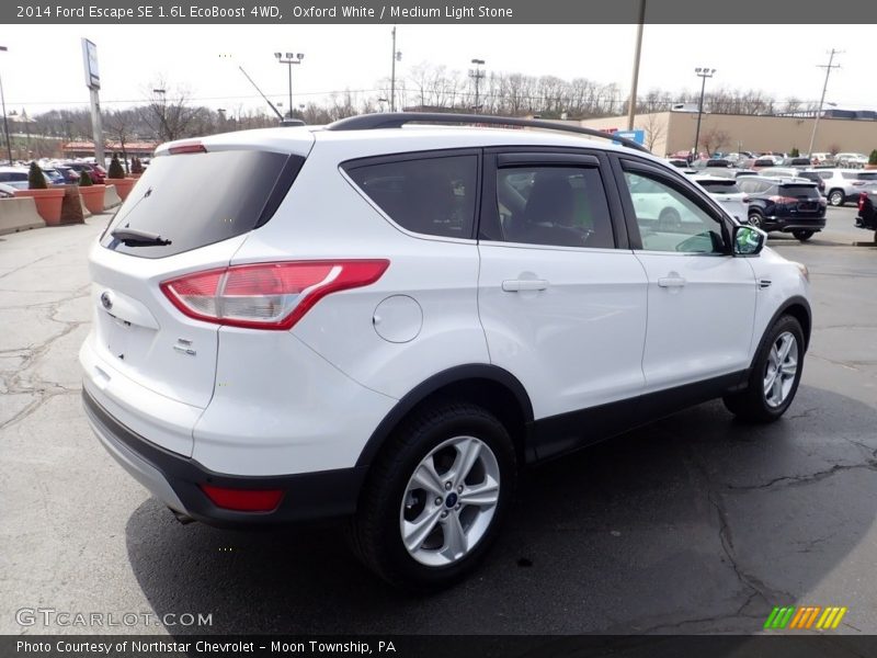 Oxford White / Medium Light Stone 2014 Ford Escape SE 1.6L EcoBoost 4WD