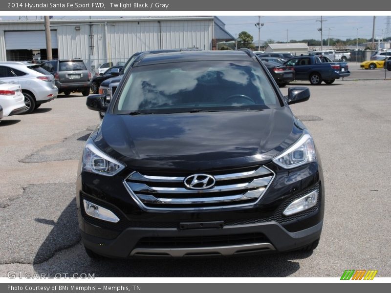 Twilight Black / Gray 2014 Hyundai Santa Fe Sport FWD