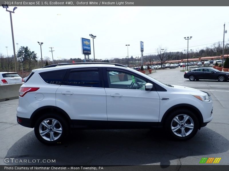 Oxford White / Medium Light Stone 2014 Ford Escape SE 1.6L EcoBoost 4WD