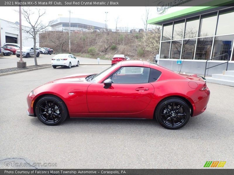 Soul Red Crystal Metallic / Black 2021 Mazda MX-5 Miata RF Club