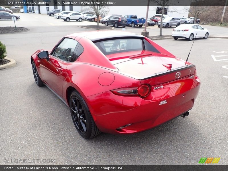 Soul Red Crystal Metallic / Black 2021 Mazda MX-5 Miata RF Club