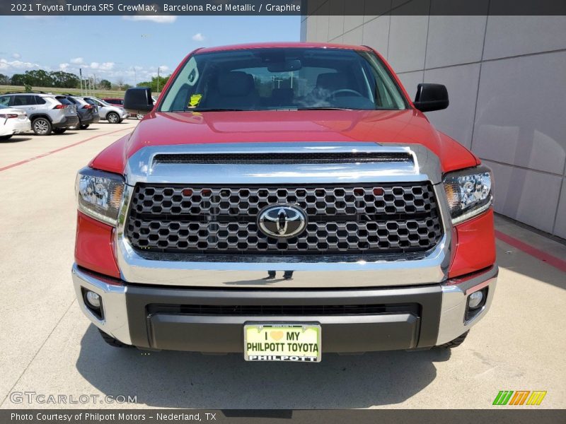 Barcelona Red Metallic / Graphite 2021 Toyota Tundra SR5 CrewMax
