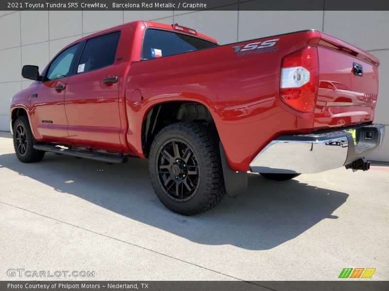 Barcelona Red Metallic / Graphite 2021 Toyota Tundra SR5 CrewMax
