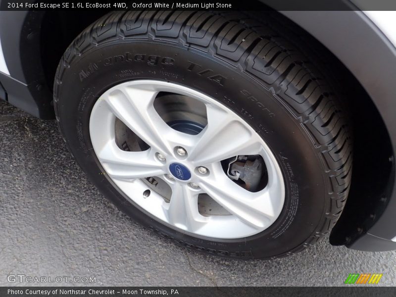 Oxford White / Medium Light Stone 2014 Ford Escape SE 1.6L EcoBoost 4WD