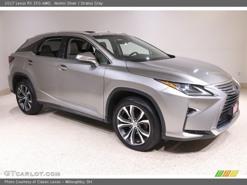 Atomic Silver / Stratus Gray 2017 Lexus RX 350 AWD