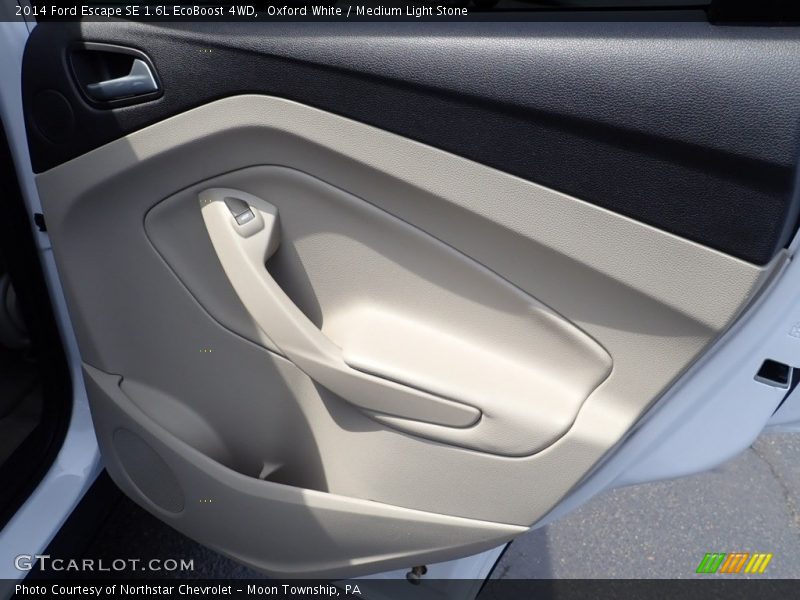 Oxford White / Medium Light Stone 2014 Ford Escape SE 1.6L EcoBoost 4WD