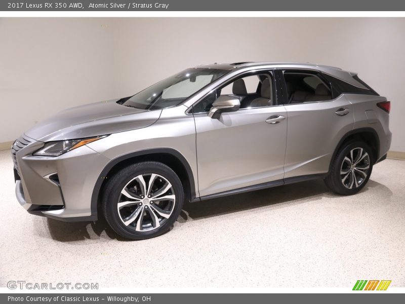 Atomic Silver / Stratus Gray 2017 Lexus RX 350 AWD