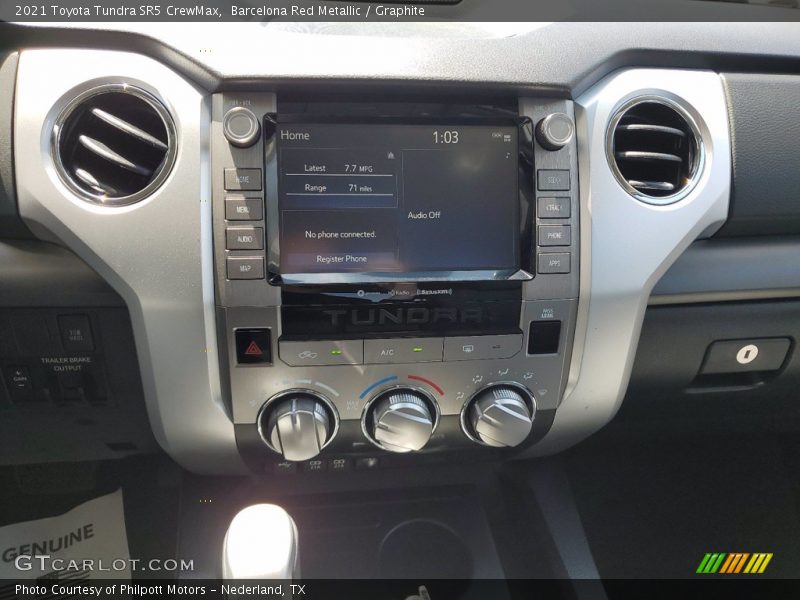 Barcelona Red Metallic / Graphite 2021 Toyota Tundra SR5 CrewMax