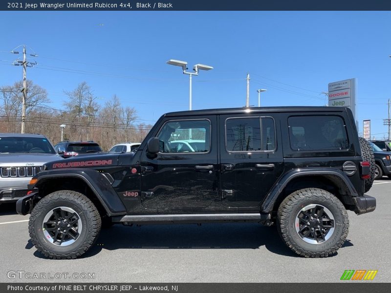 Black / Black 2021 Jeep Wrangler Unlimited Rubicon 4x4