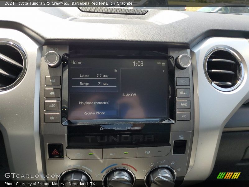 Barcelona Red Metallic / Graphite 2021 Toyota Tundra SR5 CrewMax