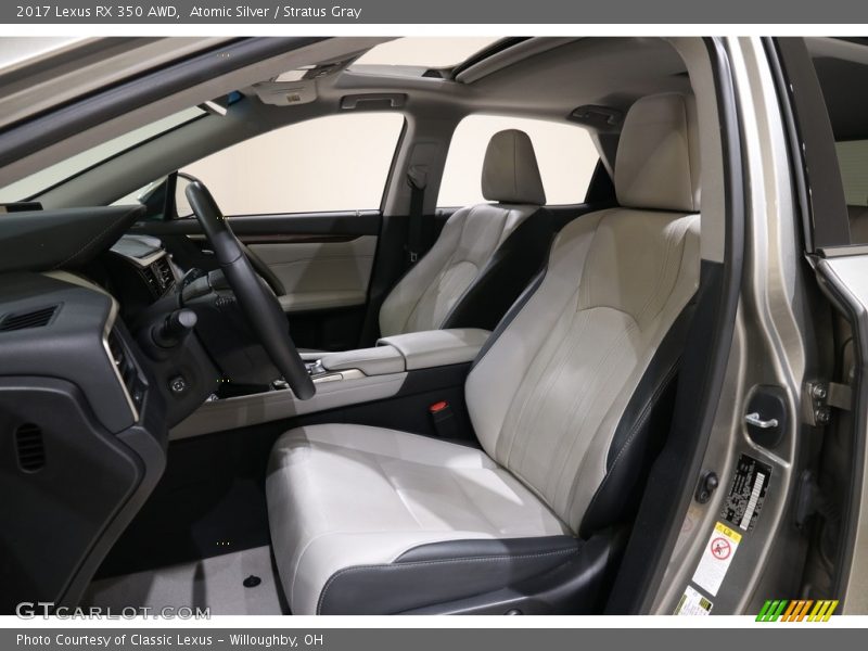 Atomic Silver / Stratus Gray 2017 Lexus RX 350 AWD
