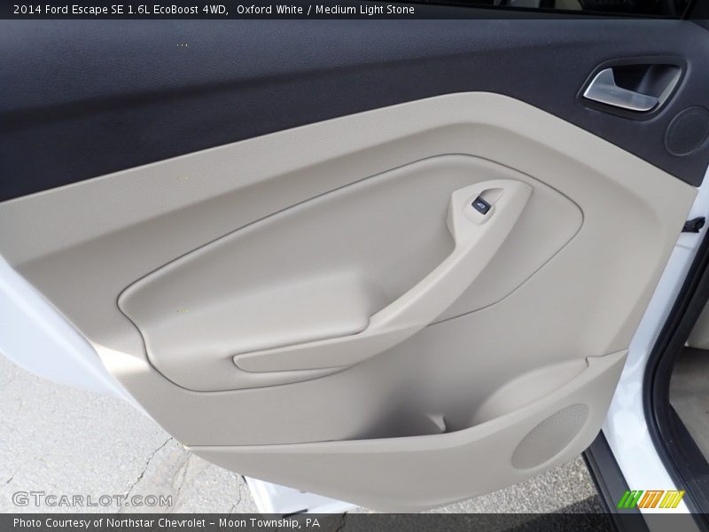 Oxford White / Medium Light Stone 2014 Ford Escape SE 1.6L EcoBoost 4WD