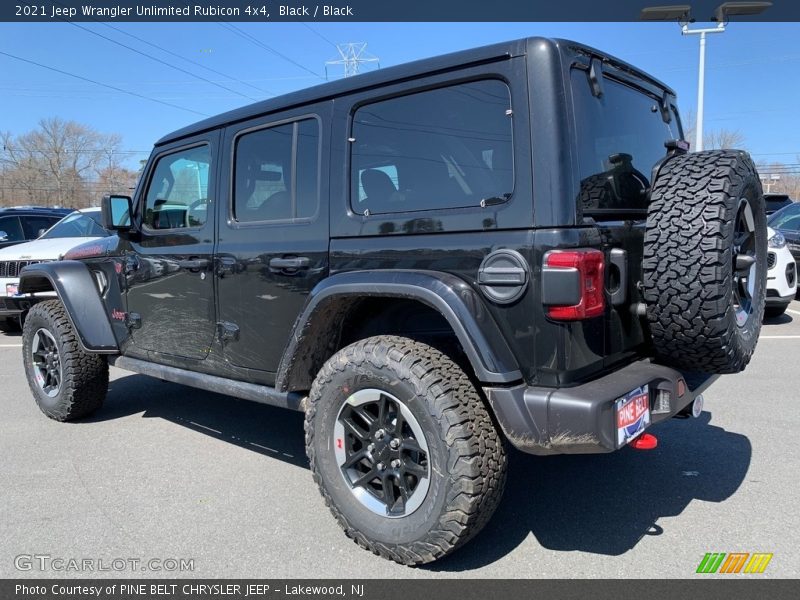Black / Black 2021 Jeep Wrangler Unlimited Rubicon 4x4
