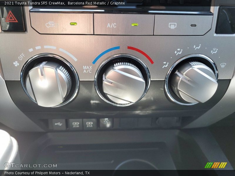 Barcelona Red Metallic / Graphite 2021 Toyota Tundra SR5 CrewMax
