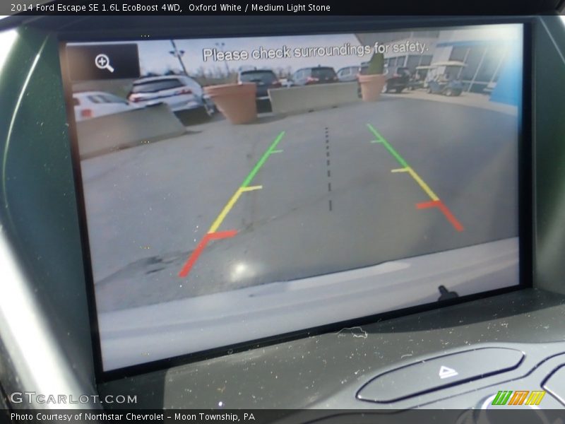 Oxford White / Medium Light Stone 2014 Ford Escape SE 1.6L EcoBoost 4WD