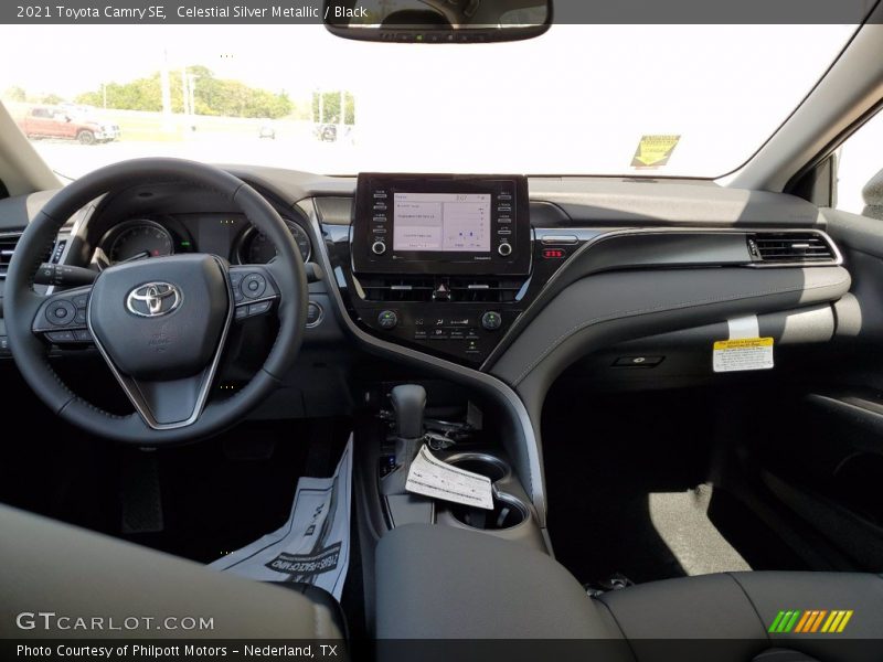 Celestial Silver Metallic / Black 2021 Toyota Camry SE