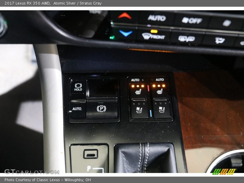 Atomic Silver / Stratus Gray 2017 Lexus RX 350 AWD