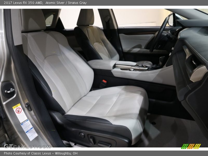 Atomic Silver / Stratus Gray 2017 Lexus RX 350 AWD