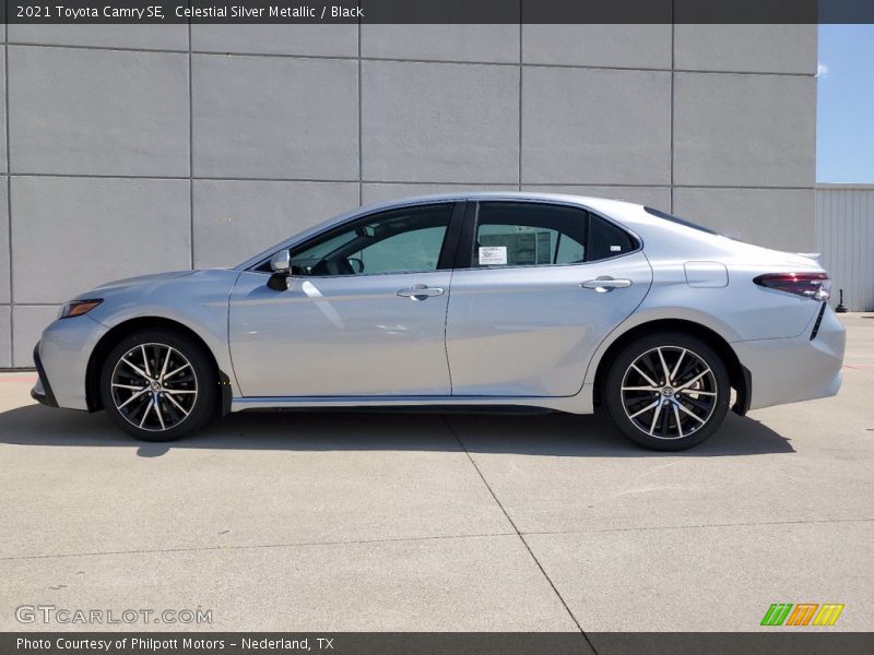 Celestial Silver Metallic / Black 2021 Toyota Camry SE