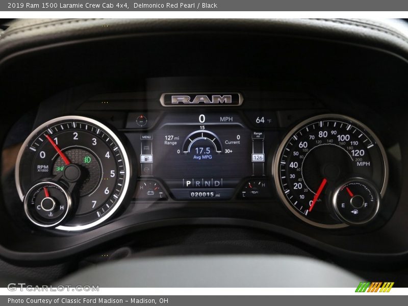  2019 1500 Laramie Crew Cab 4x4 Laramie Crew Cab 4x4 Gauges