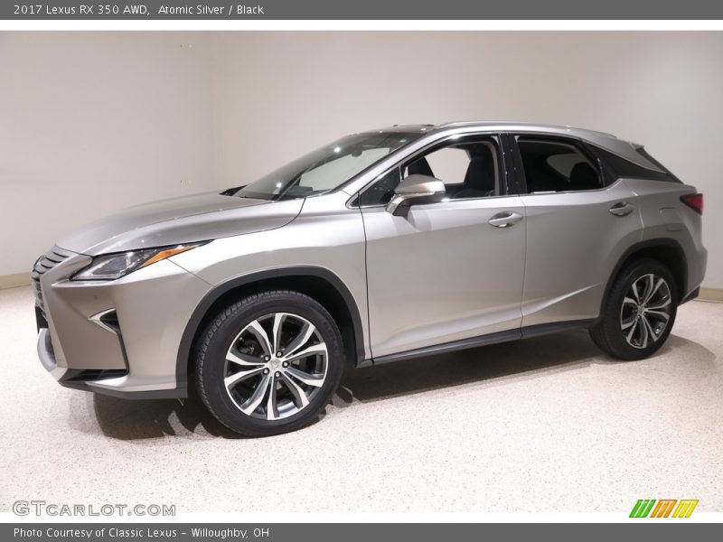 Atomic Silver / Black 2017 Lexus RX 350 AWD