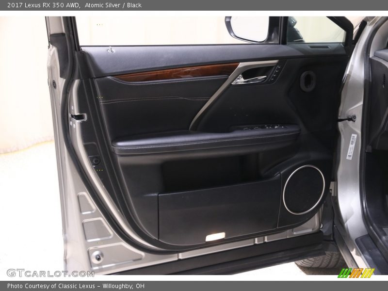 Atomic Silver / Black 2017 Lexus RX 350 AWD