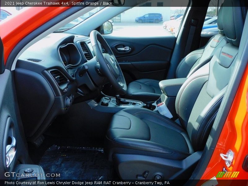 Spitfire Orange / Black 2021 Jeep Cherokee Traihawk 4x4
