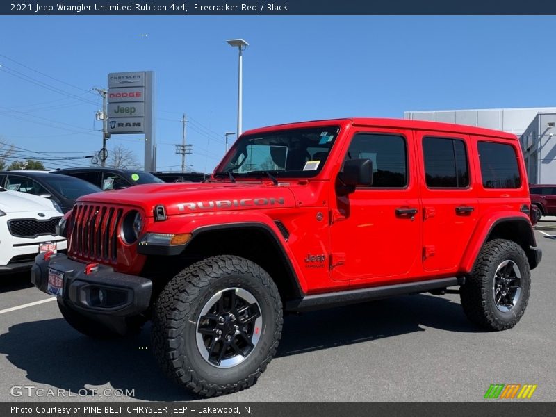 Firecracker Red / Black 2021 Jeep Wrangler Unlimited Rubicon 4x4