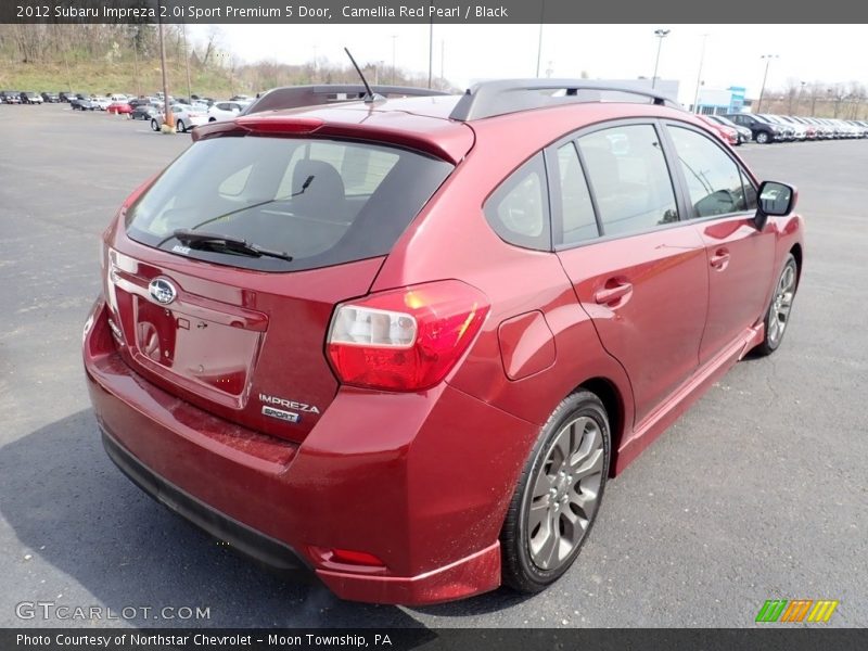 Camellia Red Pearl / Black 2012 Subaru Impreza 2.0i Sport Premium 5 Door