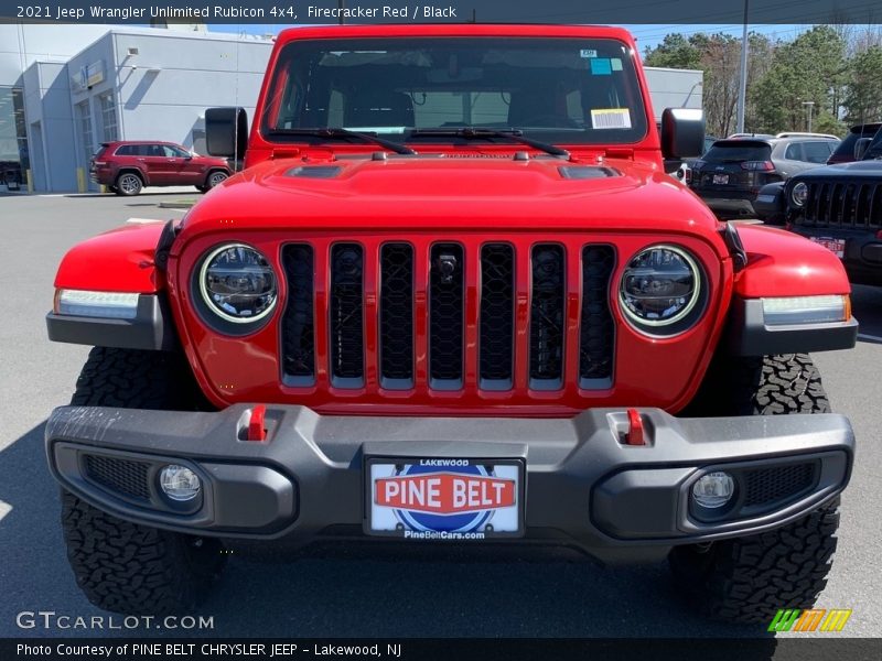 Firecracker Red / Black 2021 Jeep Wrangler Unlimited Rubicon 4x4