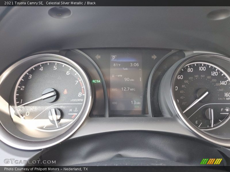 Celestial Silver Metallic / Black 2021 Toyota Camry SE