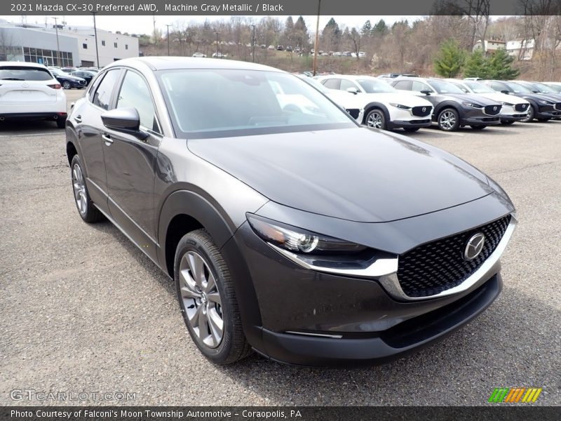 Machine Gray Metallic / Black 2021 Mazda CX-30 Preferred AWD