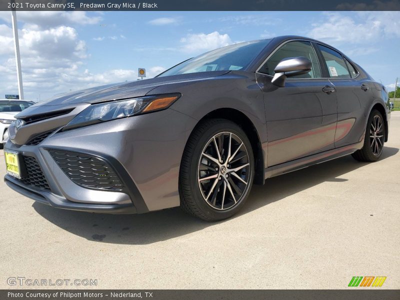 Predawn Gray Mica / Black 2021 Toyota Camry SE