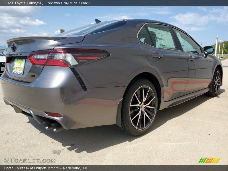 Predawn Gray Mica / Black 2021 Toyota Camry SE