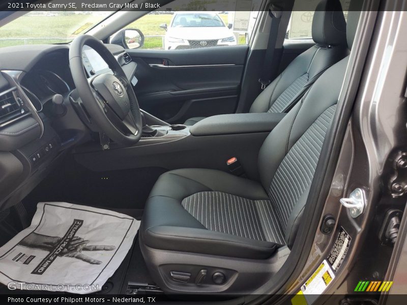 Predawn Gray Mica / Black 2021 Toyota Camry SE