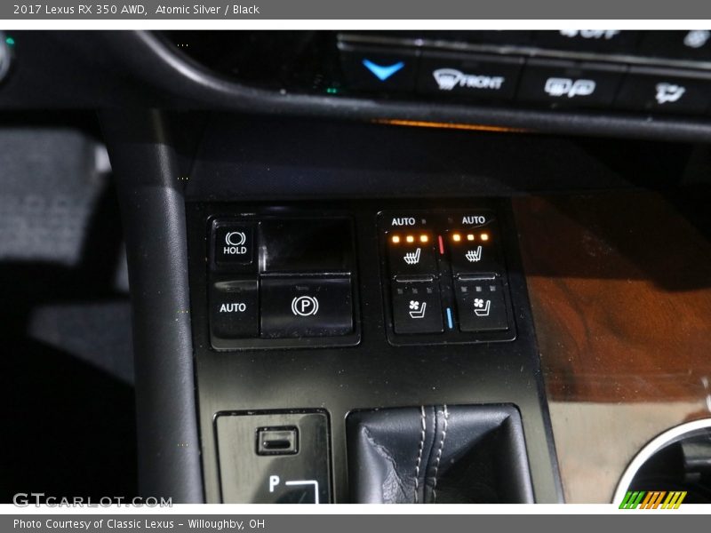 Atomic Silver / Black 2017 Lexus RX 350 AWD
