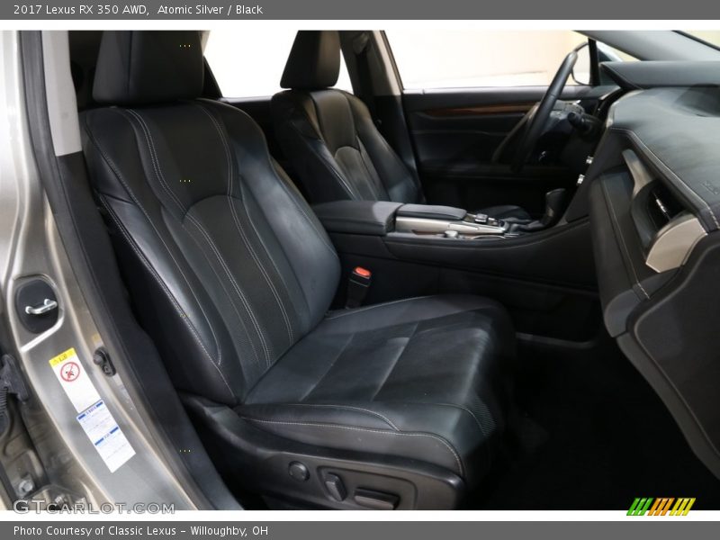 Atomic Silver / Black 2017 Lexus RX 350 AWD