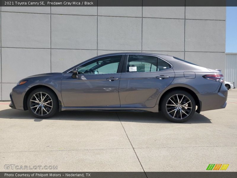Predawn Gray Mica / Black 2021 Toyota Camry SE