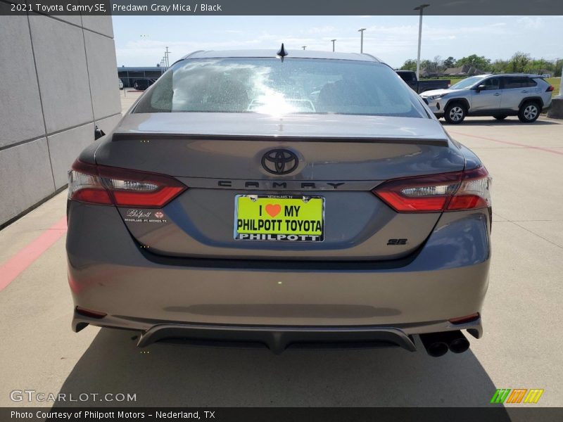 Predawn Gray Mica / Black 2021 Toyota Camry SE
