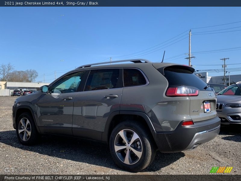 Sting-Gray / Black 2021 Jeep Cherokee Limited 4x4
