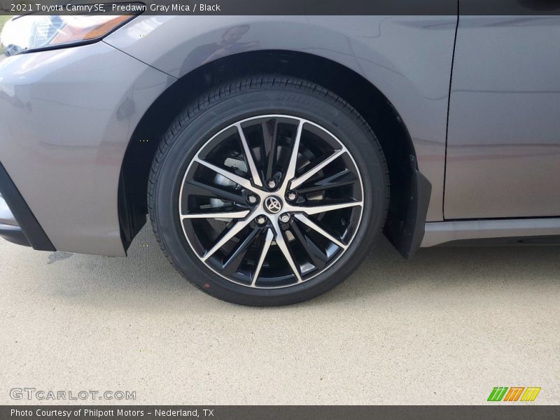Predawn Gray Mica / Black 2021 Toyota Camry SE